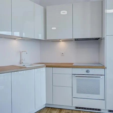 Apartment Aleda Tower, 14 Floor, Balkon Szczecin
